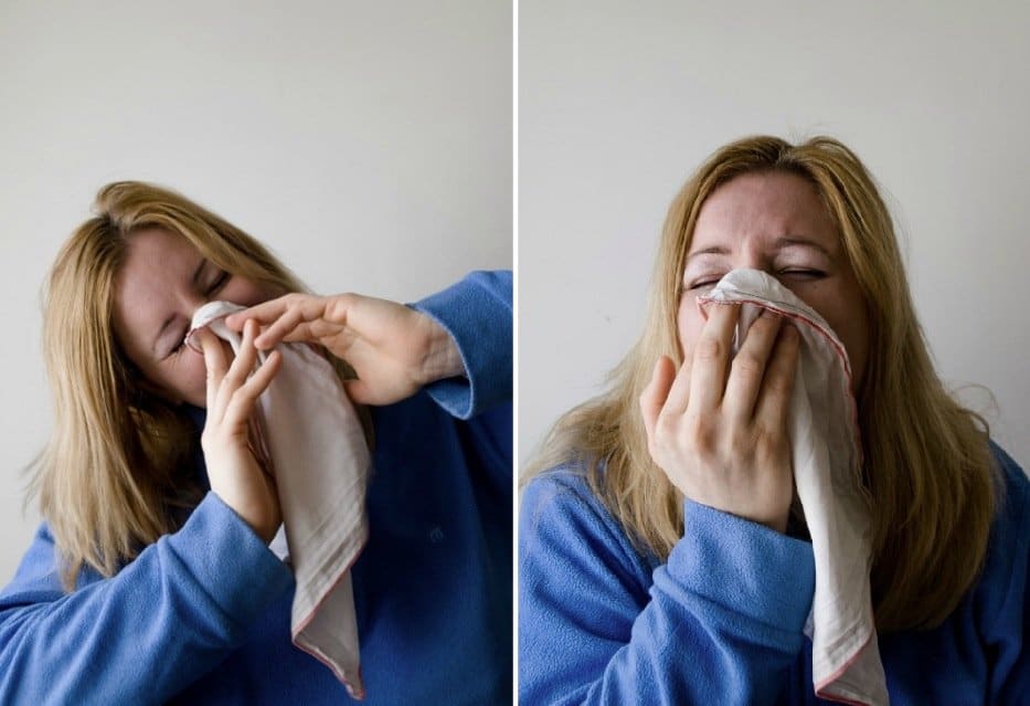 moucher se moucher allergie nez bouché nez qui coule malade