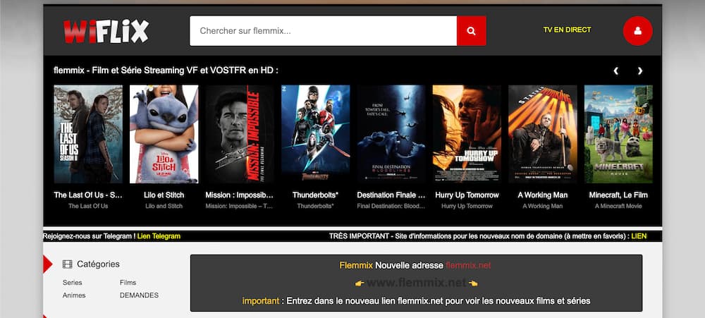 Wiflix : nouvelle adresse 2025, accès, légalité… ce qu’il faut savoir